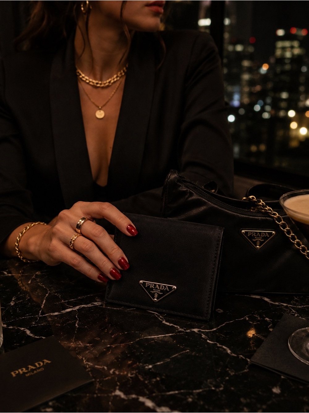 Prada Black Nylon Wallet w/ Iconic Triangle Logo 🖤 | Minimal Luxe Staple - Picture 7 of 7